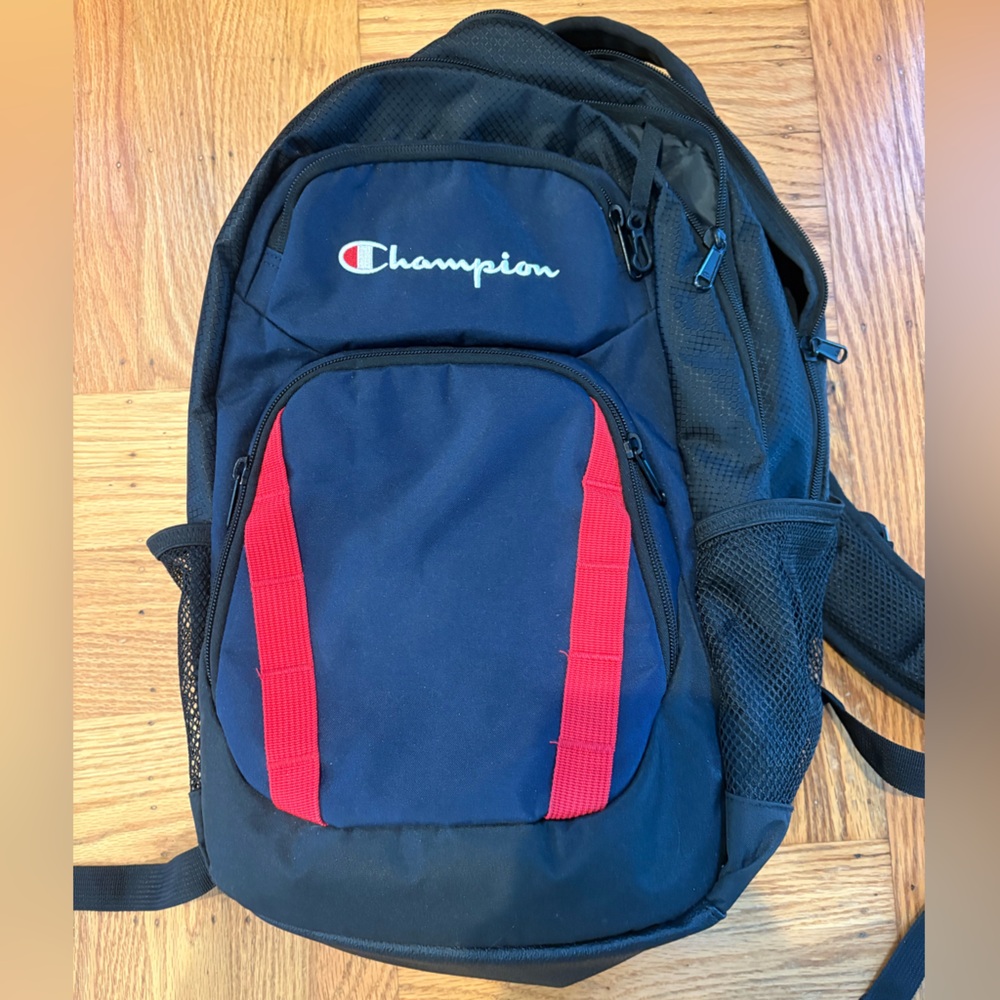 Champion Navy and Red Men's Backpack